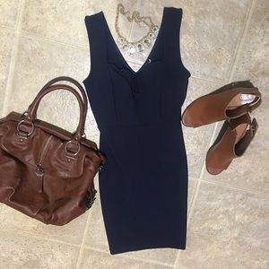 NAVY COCKTAIL DRESS